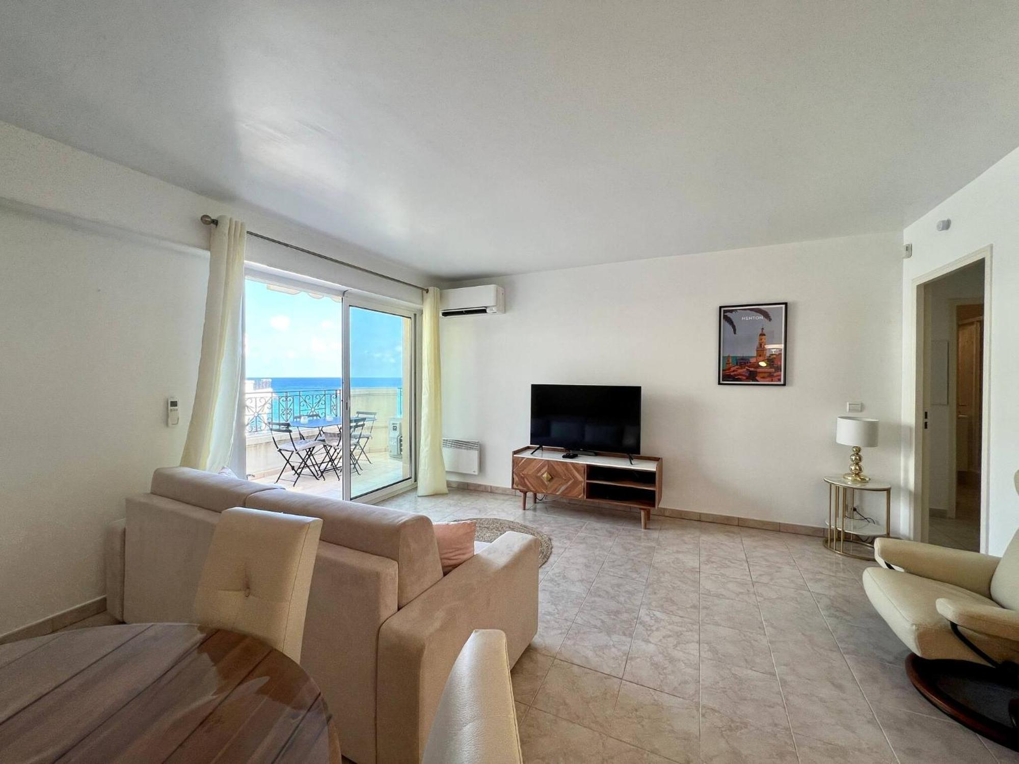 'Le Victoria Beach' Vue Mer Plein Centre, Spacieux Menton Bagian luar foto