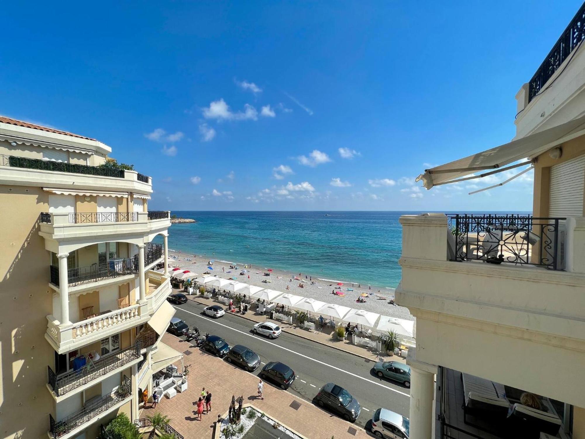 'Le Victoria Beach' Vue Mer Plein Centre, Spacieux Menton Bagian luar foto